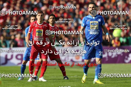 1140828, Tehran, Iran, لیگ برتر فوتبال ایران، Persian Gulf Cup، Week 25، Second Leg، Esteghlal 1 v 0 Persepolis on 2018/03/01 at Azadi Stadium