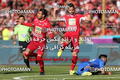 1140819, Tehran, Iran, لیگ برتر فوتبال ایران، Persian Gulf Cup، Week 25، Second Leg، Esteghlal 1 v 0 Persepolis on 2018/03/01 at Azadi Stadium