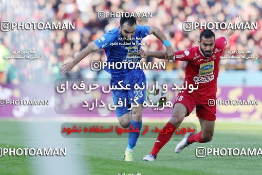 1141137, Tehran, Iran, لیگ برتر فوتبال ایران، Persian Gulf Cup، Week 25، Second Leg، Esteghlal 1 v 0 Persepolis on 2018/03/01 at Azadi Stadium