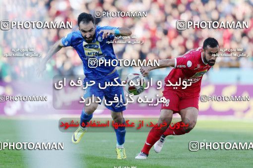 1140839, Tehran, Iran, لیگ برتر فوتبال ایران، Persian Gulf Cup، Week 25، Second Leg، Esteghlal 1 v 0 Persepolis on 2018/03/01 at Azadi Stadium