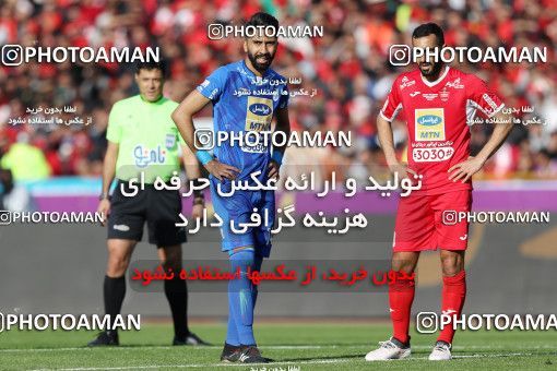 1140576, Tehran, Iran, لیگ برتر فوتبال ایران، Persian Gulf Cup، Week 25، Second Leg، Esteghlal 1 v 0 Persepolis on 2018/03/01 at Azadi Stadium