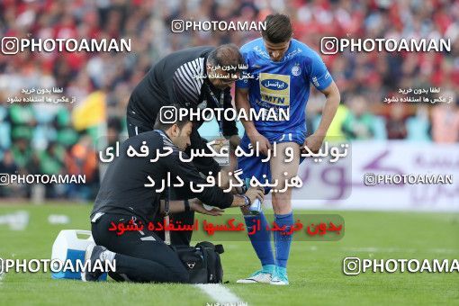 1140762, Tehran, Iran, لیگ برتر فوتبال ایران، Persian Gulf Cup، Week 25، Second Leg، Esteghlal 1 v 0 Persepolis on 2018/03/01 at Azadi Stadium