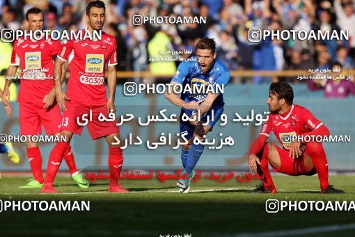 1141188, Tehran, Iran, لیگ برتر فوتبال ایران، Persian Gulf Cup، Week 25، Second Leg، Esteghlal 1 v 0 Persepolis on 2018/03/01 at Azadi Stadium