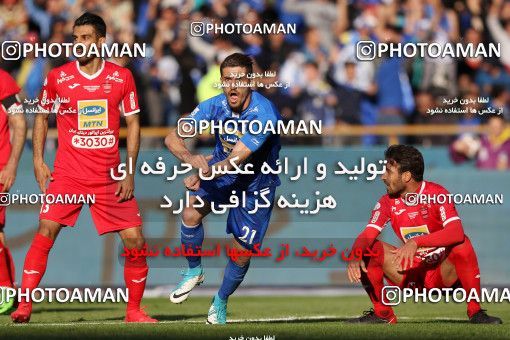 1140966, Tehran, Iran, لیگ برتر فوتبال ایران، Persian Gulf Cup، Week 25، Second Leg، Esteghlal 1 v 0 Persepolis on 2018/03/01 at Azadi Stadium