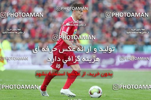 1141032, Tehran, Iran, لیگ برتر فوتبال ایران، Persian Gulf Cup، Week 25، Second Leg، Esteghlal 1 v 0 Persepolis on 2018/03/01 at Azadi Stadium
