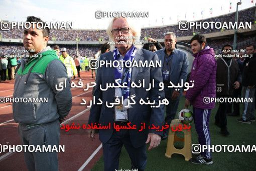 1140585, Tehran, Iran, لیگ برتر فوتبال ایران، Persian Gulf Cup، Week 25، Second Leg، Esteghlal 1 v 0 Persepolis on 2018/03/01 at Azadi Stadium