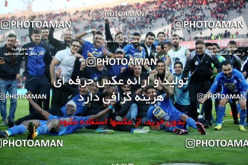 1141095, Tehran, Iran, لیگ برتر فوتبال ایران، Persian Gulf Cup، Week 25، Second Leg، Esteghlal 1 v 0 Persepolis on 2018/03/01 at Azadi Stadium