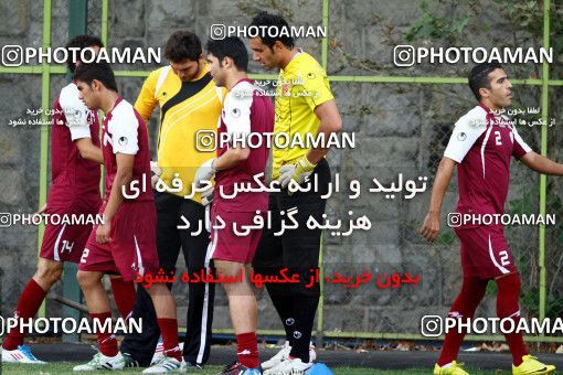 1029152, جلسه تمرینی تیم فوتبال پرسپولیس, 1390/05/18, , تهران, ورزشگاه شهید درفشی فر
