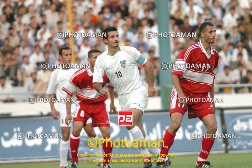 2103082, مرحله گروهی مسابقات مقدماتی جام جهانی 2006 آلمان، گروه A، , 1383/03/20، ایران، تهران، ورزشگاه آزادی، ایران ۰ - ۱ اردن