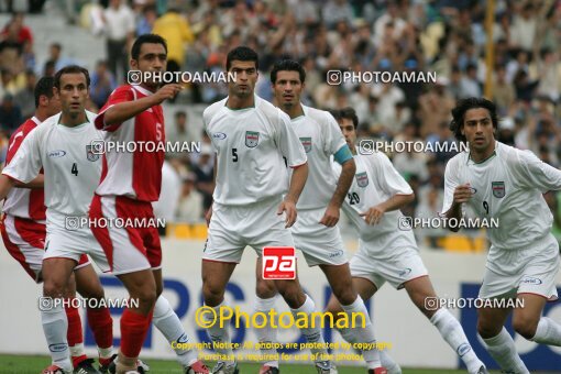 2102996, مرحله گروهی مسابقات مقدماتی جام جهانی 2006 آلمان، گروه A، , 1383/03/20، ایران، تهران، ورزشگاه آزادی، ایران ۰ - ۱ اردن