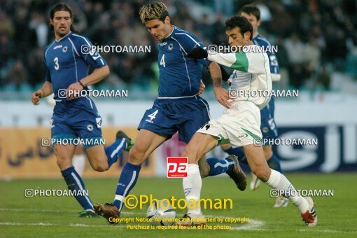 2107106, Tehran, Iran, International friendly match، Iran 2 - 1 Bosnia on 2005/02/02 at Azadi Stadium