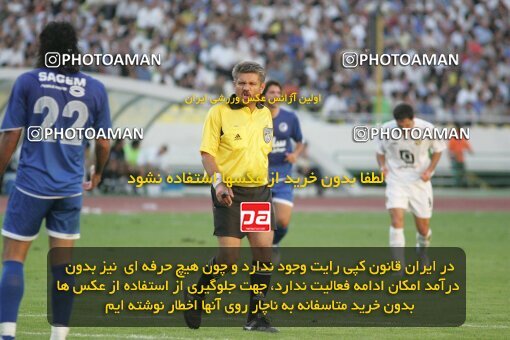 1930087, Tehran, Iran, لیگ برتر فوتبال ایران، Persian Gulf Cup، Week 2، First Leg، 2005/09/07، Pas 1 - 0 Esteghlal
