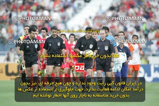 1929950, Tehran, Iran, لیگ برتر فوتبال ایران، Persian Gulf Cup، Week 2، First Leg، 2005/09/09، Persepolis 0 - 0 Saipa