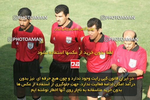 1930462, Tehran, Iran, لیگ برتر فوتبال ایران، Persian Gulf Cup، Week 5، First Leg، 2005/09/28، Rah Ahan 1 - 0 Saba