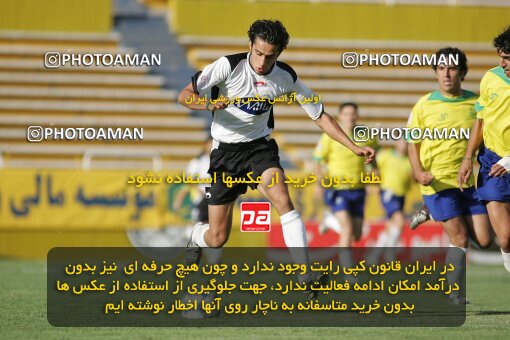 1930467, Tehran, Iran, لیگ برتر فوتبال ایران، Persian Gulf Cup، Week 5، First Leg، 2005/09/28، Rah Ahan 1 - 0 Saba