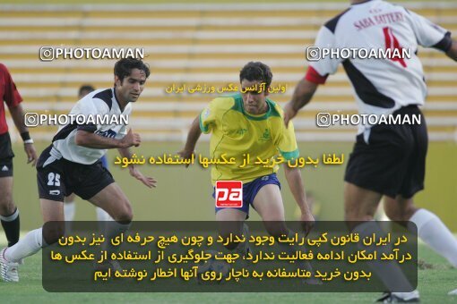 1930512, Tehran, Iran, لیگ برتر فوتبال ایران، Persian Gulf Cup، Week 5، First Leg، 2005/09/28، Rah Ahan 1 - 0 Saba