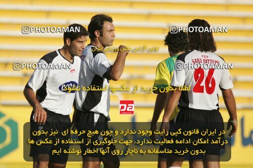 1930513, Tehran, Iran, لیگ برتر فوتبال ایران، Persian Gulf Cup، Week 5، First Leg، 2005/09/28، Rah Ahan 1 - 0 Saba
