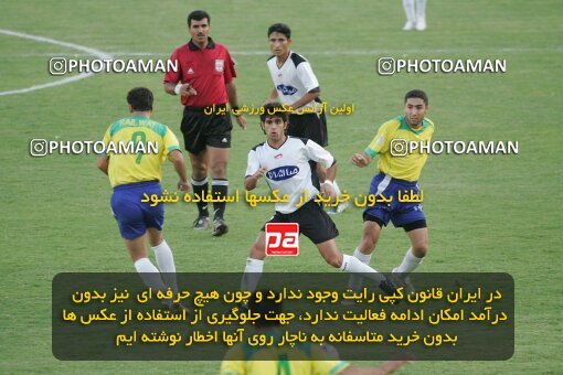1930543, Tehran, Iran, لیگ برتر فوتبال ایران، Persian Gulf Cup، Week 5، First Leg، 2005/09/28، Rah Ahan 1 - 0 Saba