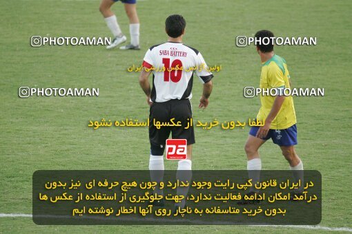 1930545, Tehran, Iran, لیگ برتر فوتبال ایران، Persian Gulf Cup، Week 5، First Leg، 2005/09/28، Rah Ahan 1 - 0 Saba