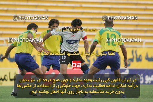 1930563, Tehran, Iran, لیگ برتر فوتبال ایران، Persian Gulf Cup، Week 5، First Leg، 2005/09/28، Rah Ahan 1 - 0 Saba