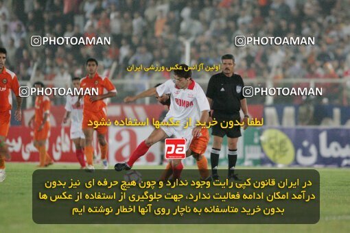 1930793, Shiraz, Iran, لیگ برتر فوتبال ایران، Persian Gulf Cup، Week 8، First Leg، 2005/10/20، Bargh Shiraz 0 - 1 Persepolis