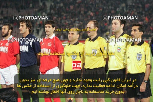 1930860, Tehran, Iran, لیگ برتر فوتبال ایران، Persian Gulf Cup، Week 9، First Leg، 2005/10/27، Persepolis 2 - 2 Saba