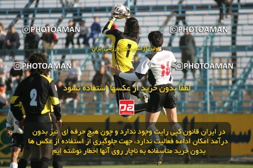 1931413, Tehran,Sabashahr, Iran, لیگ برتر فوتبال ایران، Persian Gulf Cup، Week 12، First Leg، 2005/11/20، Saba 1 - 1 Foulad Khouzestan