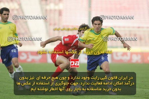 1931651, Tehran, Iran, لیگ برتر فوتبال ایران، Persian Gulf Cup، Week 14، First Leg، 2005/12/15، Rah Ahan 0 - 0 Persepolis