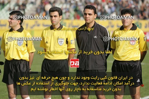 1931795, Tehran, Iran, لیگ برتر فوتبال ایران، Persian Gulf Cup، Week 15، First Leg، 2005/12/22، Pas 0 - 0 Saba