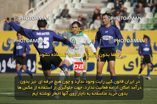 1931831, Tehran, Iran, لیگ برتر فوتبال ایران، Persian Gulf Cup، Week 15، First Leg، 2005/12/22، Pas 0 - 0 Saba
