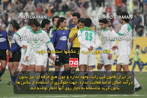 1931898, Tehran, Iran, لیگ برتر فوتبال ایران، Persian Gulf Cup، Week 15، First Leg، 2005/12/22، Pas 0 - 0 Saba