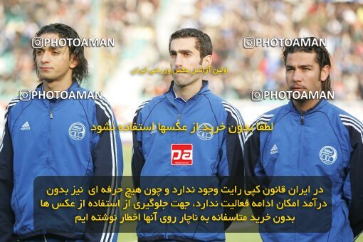 1932018, Tehran, Iran, لیگ برتر فوتبال ایران، Persian Gulf Cup، Week 16، Second Leg، 2005/12/29، Esteghlal 1 - 1 Saba