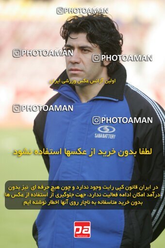 1932048, Tehran, Iran, لیگ برتر فوتبال ایران، Persian Gulf Cup، Week 16، Second Leg، 2005/12/29، Esteghlal 1 - 1 Saba