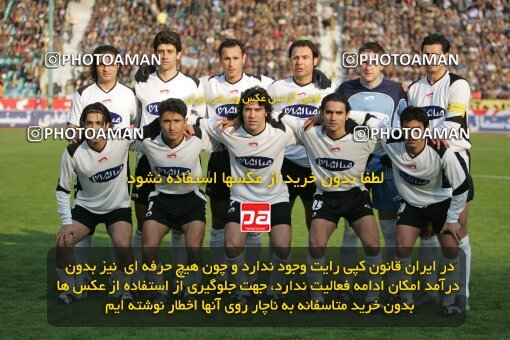 1932063, Tehran, Iran, لیگ برتر فوتبال ایران، Persian Gulf Cup، Week 16، Second Leg، 2005/12/29، Esteghlal 1 - 1 Saba