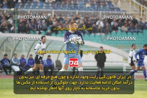 1932085, Tehran, Iran, لیگ برتر فوتبال ایران، Persian Gulf Cup، Week 16، Second Leg، 2005/12/29، Esteghlal 1 - 1 Saba