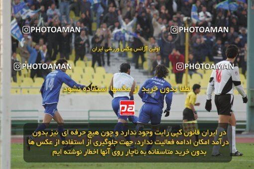 1932097, Tehran, Iran, لیگ برتر فوتبال ایران، Persian Gulf Cup، Week 16، Second Leg، 2005/12/29، Esteghlal 1 - 1 Saba