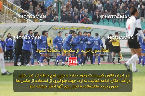 1932099, Tehran, Iran, لیگ برتر فوتبال ایران، Persian Gulf Cup، Week 16، Second Leg، 2005/12/29، Esteghlal 1 - 1 Saba