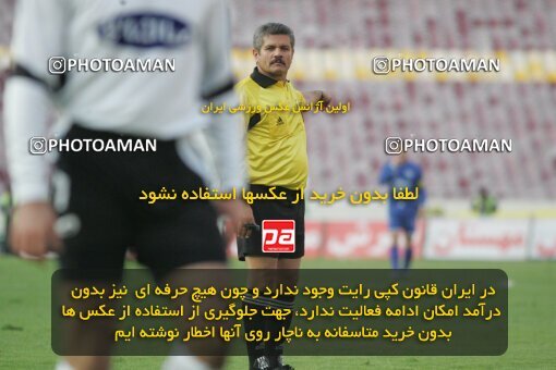1932127, Tehran, Iran, لیگ برتر فوتبال ایران، Persian Gulf Cup، Week 16، Second Leg، 2005/12/29، Esteghlal 1 - 1 Saba