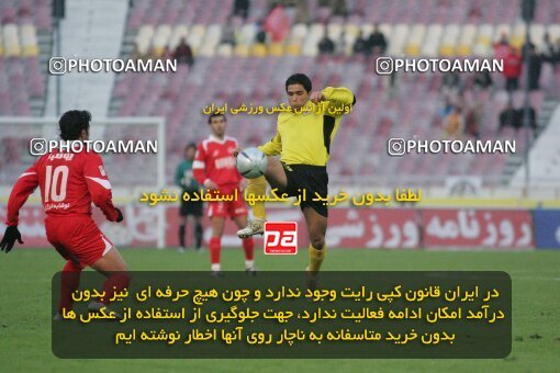 1932230, Tehran, Iran, لیگ برتر فوتبال ایران، Persian Gulf Cup، Week 16، Second Leg، 2005/12/30، Persepolis 2 - 4 Fajr-e Sepasi Shiraz