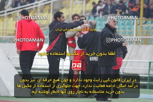 1932333, Tehran, Iran, لیگ برتر فوتبال ایران، Persian Gulf Cup، Week 17، Second Leg، 2006/01/05، Persepolis 2 - 2 Saipa