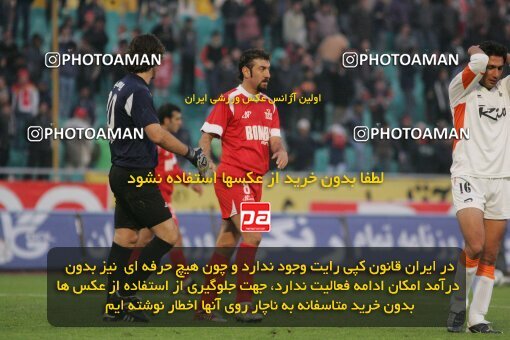 1932481, Tehran, Iran, لیگ برتر فوتبال ایران، Persian Gulf Cup، Week 17، Second Leg، 2006/01/05، Persepolis 2 - 2 Saipa
