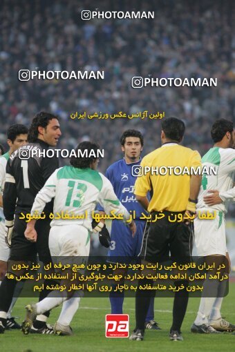 1932342, Tehran, Iran, لیگ برتر فوتبال ایران، Persian Gulf Cup، Week 17، Second Leg، 2006/01/06، Esteghlal 0 - 0 Pas