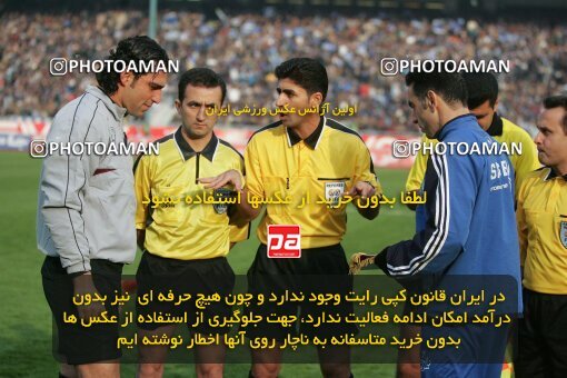 1932390, Tehran, Iran, لیگ برتر فوتبال ایران، Persian Gulf Cup، Week 17، Second Leg، 2006/01/06، Esteghlal 0 - 0 Pas