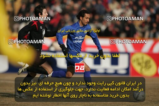 1932795, Mashhad, Iran, لیگ برتر فوتبال ایران، Persian Gulf Cup، Week 18، Second Leg، 2006/01/19، Aboumoslem 1 - 0 Esteghlal