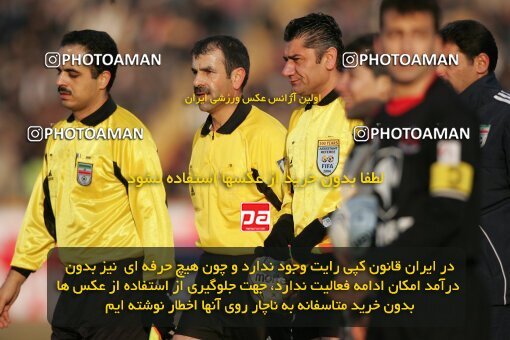 1932843, Mashhad, Iran, لیگ برتر فوتبال ایران، Persian Gulf Cup، Week 18، Second Leg، 2006/01/19، Aboumoslem 1 - 0 Esteghlal