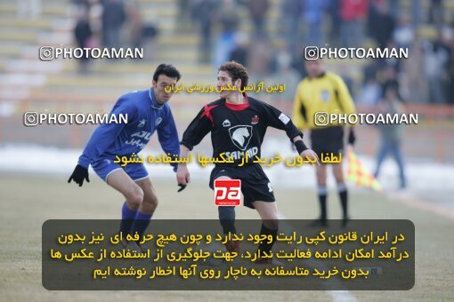1932849, Mashhad, Iran, لیگ برتر فوتبال ایران، Persian Gulf Cup، Week 18، Second Leg، 2006/01/19، Aboumoslem 1 - 0 Esteghlal