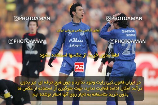 1932878, Mashhad, Iran, لیگ برتر فوتبال ایران، Persian Gulf Cup، Week 18، Second Leg، 2006/01/19، Aboumoslem 1 - 0 Esteghlal