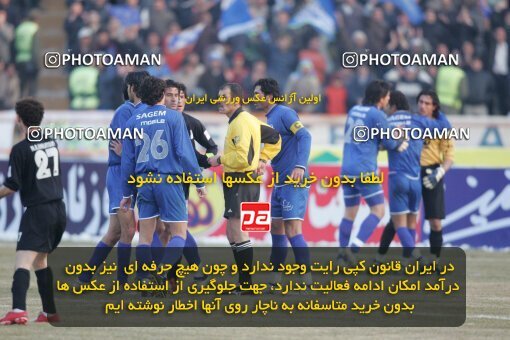 1932889, Mashhad, Iran, لیگ برتر فوتبال ایران، Persian Gulf Cup، Week 18، Second Leg، 2006/01/19، Aboumoslem 1 - 0 Esteghlal