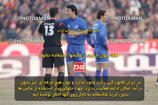 1932891, Mashhad, Iran, لیگ برتر فوتبال ایران، Persian Gulf Cup، Week 18، Second Leg، 2006/01/19، Aboumoslem 1 - 0 Esteghlal