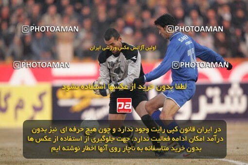 1932903, Mashhad, Iran, لیگ برتر فوتبال ایران، Persian Gulf Cup، Week 18، Second Leg، 2006/01/19، Aboumoslem 1 - 0 Esteghlal
